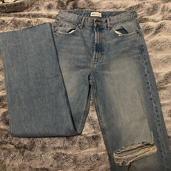 Zara High waisted Wide Leg jeans - Picture 1 of 4